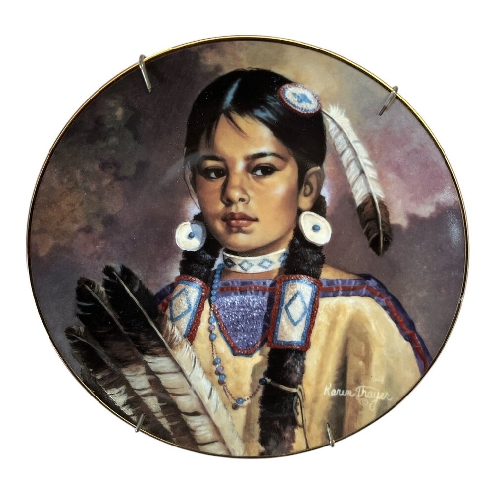 Hamilton Collection Pride of the Yakima Plate by Karen Thayer Daughters of the S